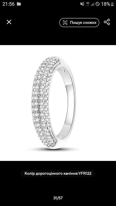 Кільце пандора червоне