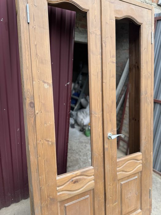 Двері міжкімнатні, деревʼяні, сосна, 220:122