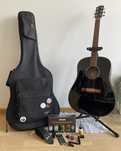 Gitara akustyczna Fender CD-60 + cały zestaw do niej!