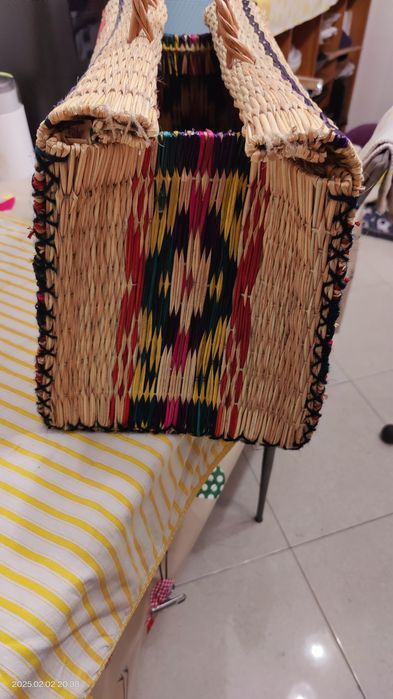 Cesta de junco nova  lindíssima