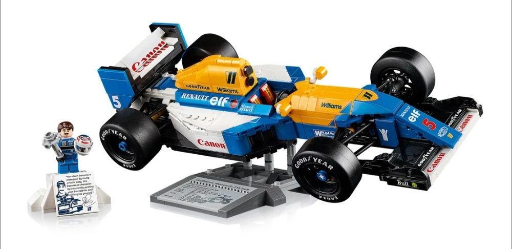 Lego Williams Racing FW14B e Nigel Mansell