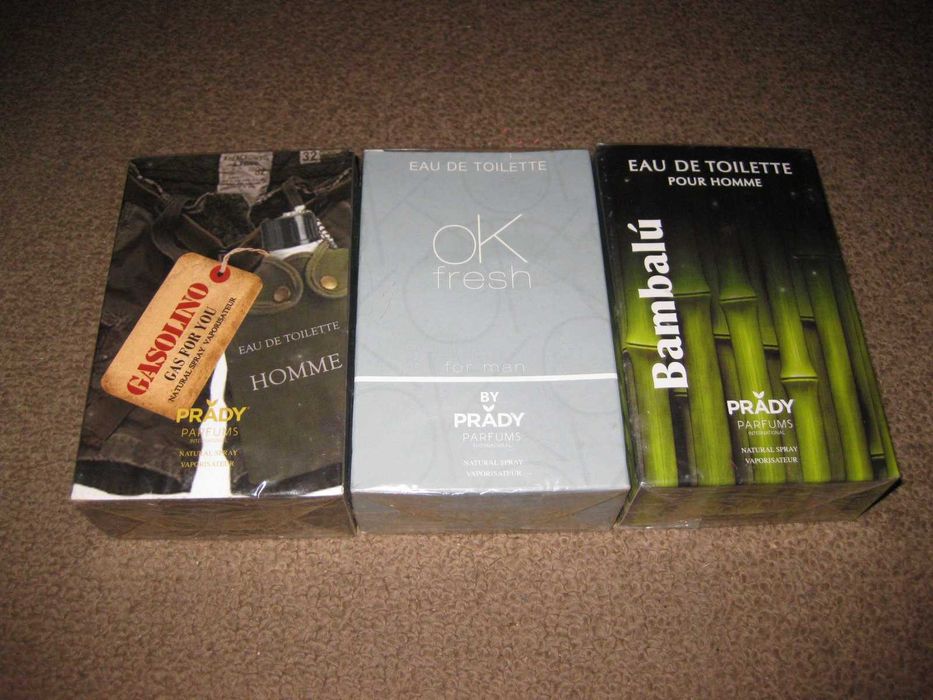 Lote 3 Perfumes Homem da "Prady" Novos e Selados