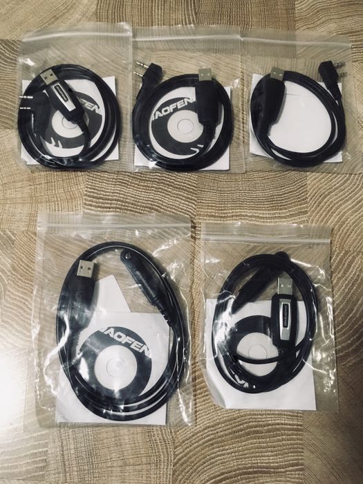 Кабелі для перепрошивки рацій Baofeng, Quansheng та інші