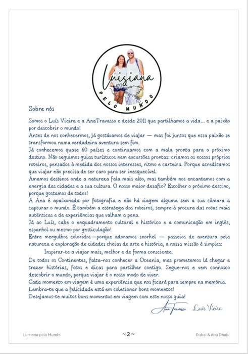 GUIA DE VIAGEM - Dubai & Abu Dhabi (PDF)