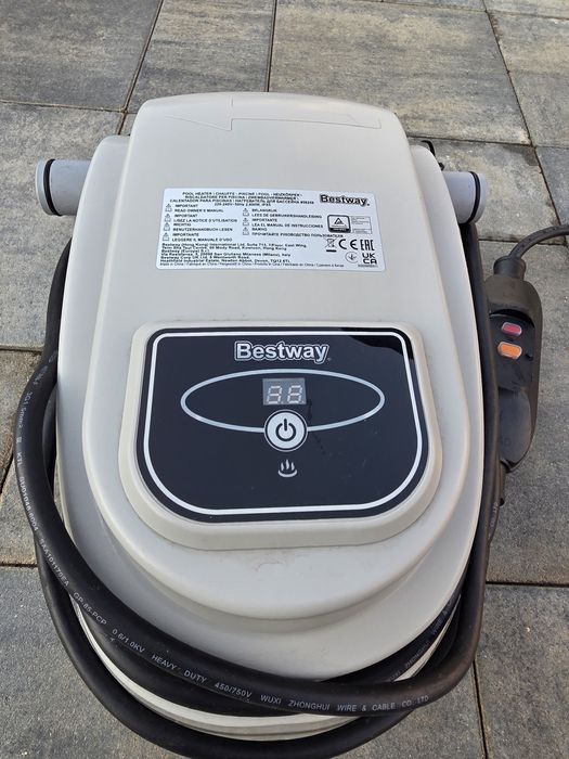 Basen Stelażowy Intex 450x220cm + Pompa i Grzałka Bestway + pokrowiec