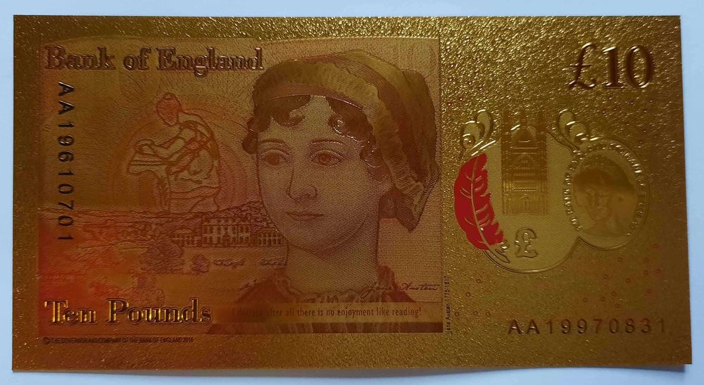 Banknot Kolekcjonerski 10 Funtów Księżna Diana