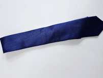 Krawat męski jedwabny 100% silk granatowy Royal Class