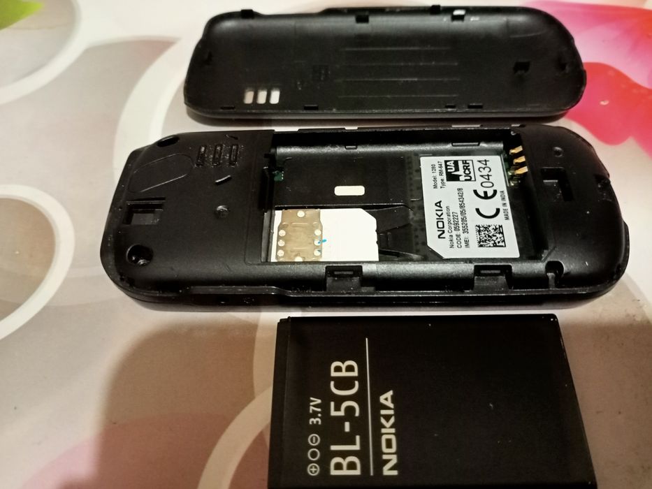 Продам кнопочный телефон от Нокия 1280 черный.