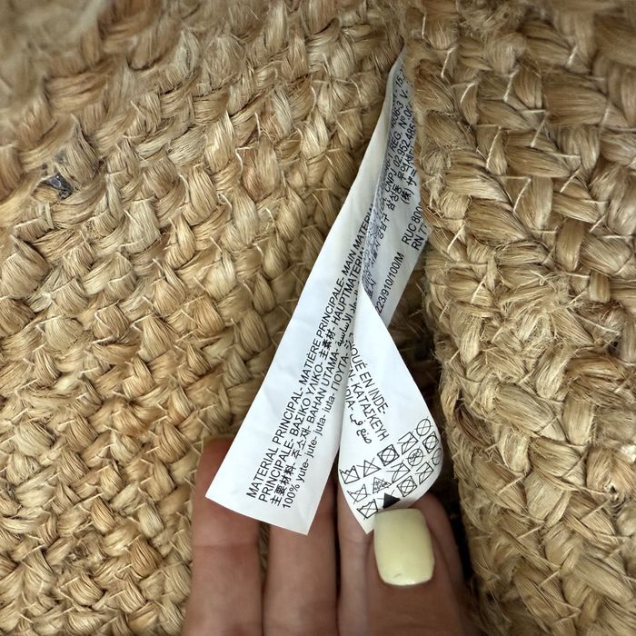 Плетена соломʼяна сумка Zara