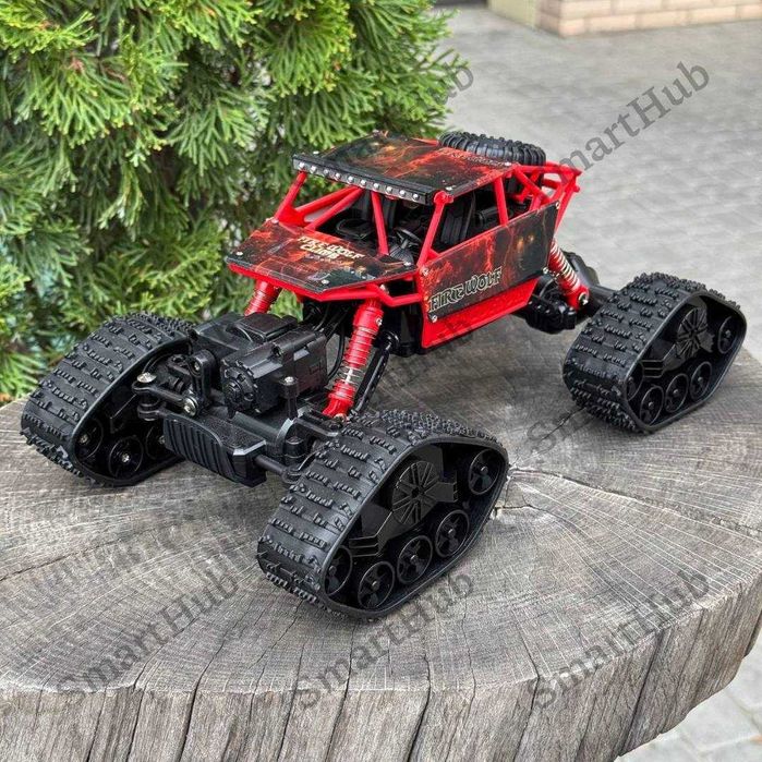 Джип полноприводный на пульте “Snow Rider 4x4” Красный, Вездеход