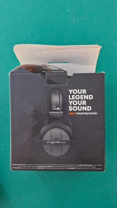 Auscultadores Beyerdynamic DT 990 Pro 250 Ohm Open-Back como novos!