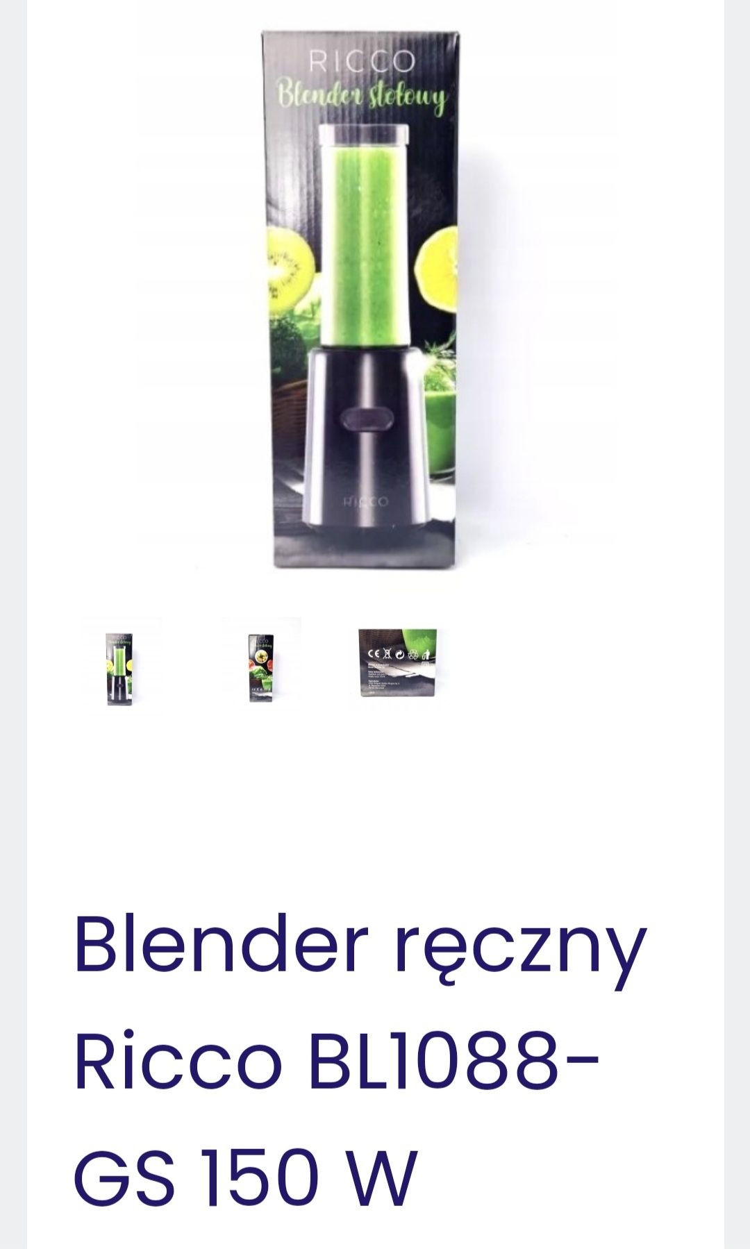 Blender kielichowy Ricco