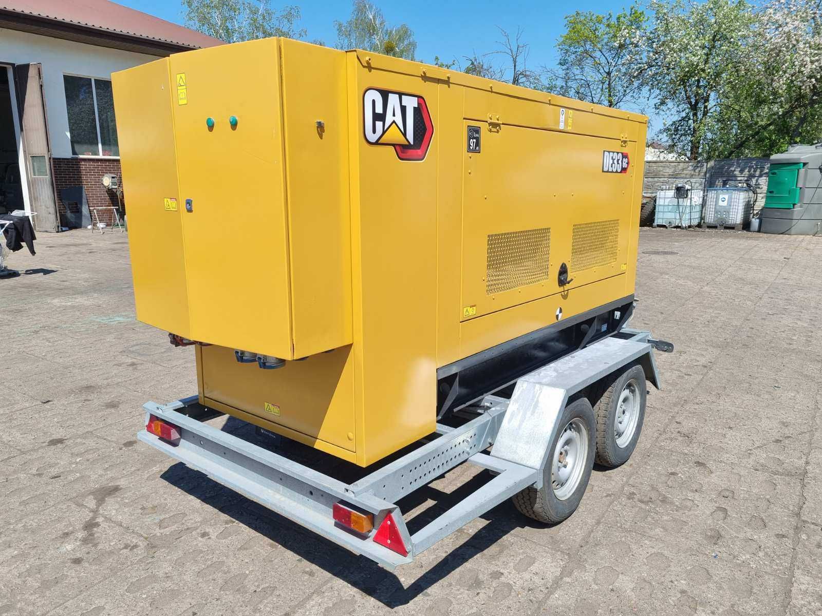 Agregat prądotwórczy Cat Olympian 80 kVA z przyczepą * import Sweden