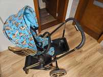 Cybex Priam  Wózek Spacerowy By Jeremy Scott Cherub Blue- OKAZJA