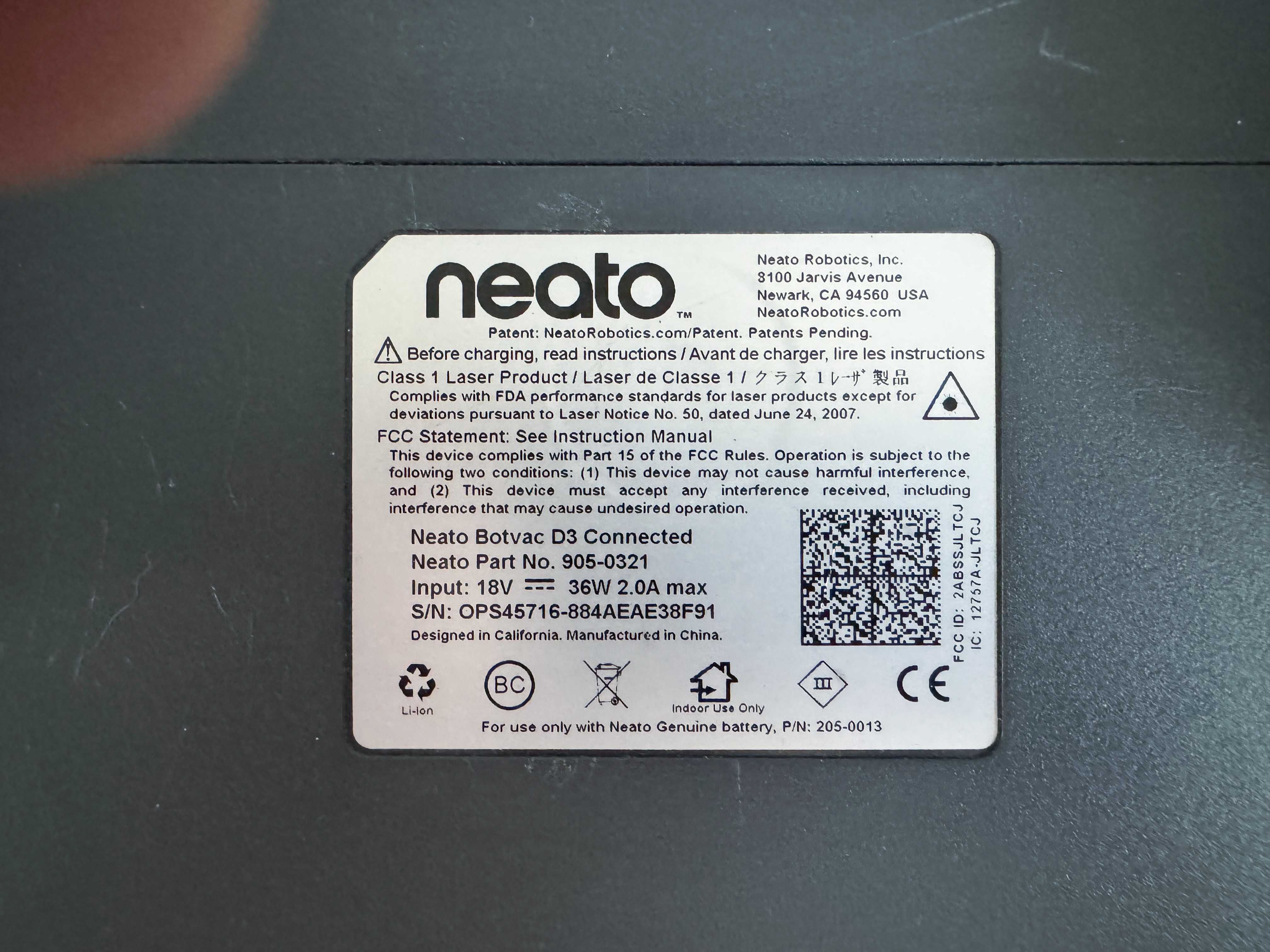 Robot sprzątajacy Neato Botvac D3 Connected