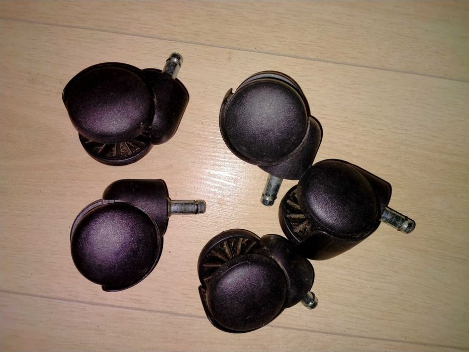 Колеса, колёсико для офисного, компютерного кресла, (цена за за 5шт)