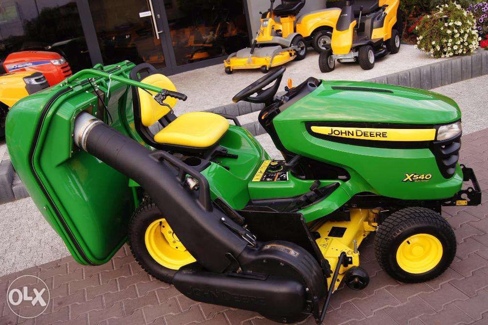 Kosiarka traktorek John Deere x540 26KM+wspomaganie+kosz 450L