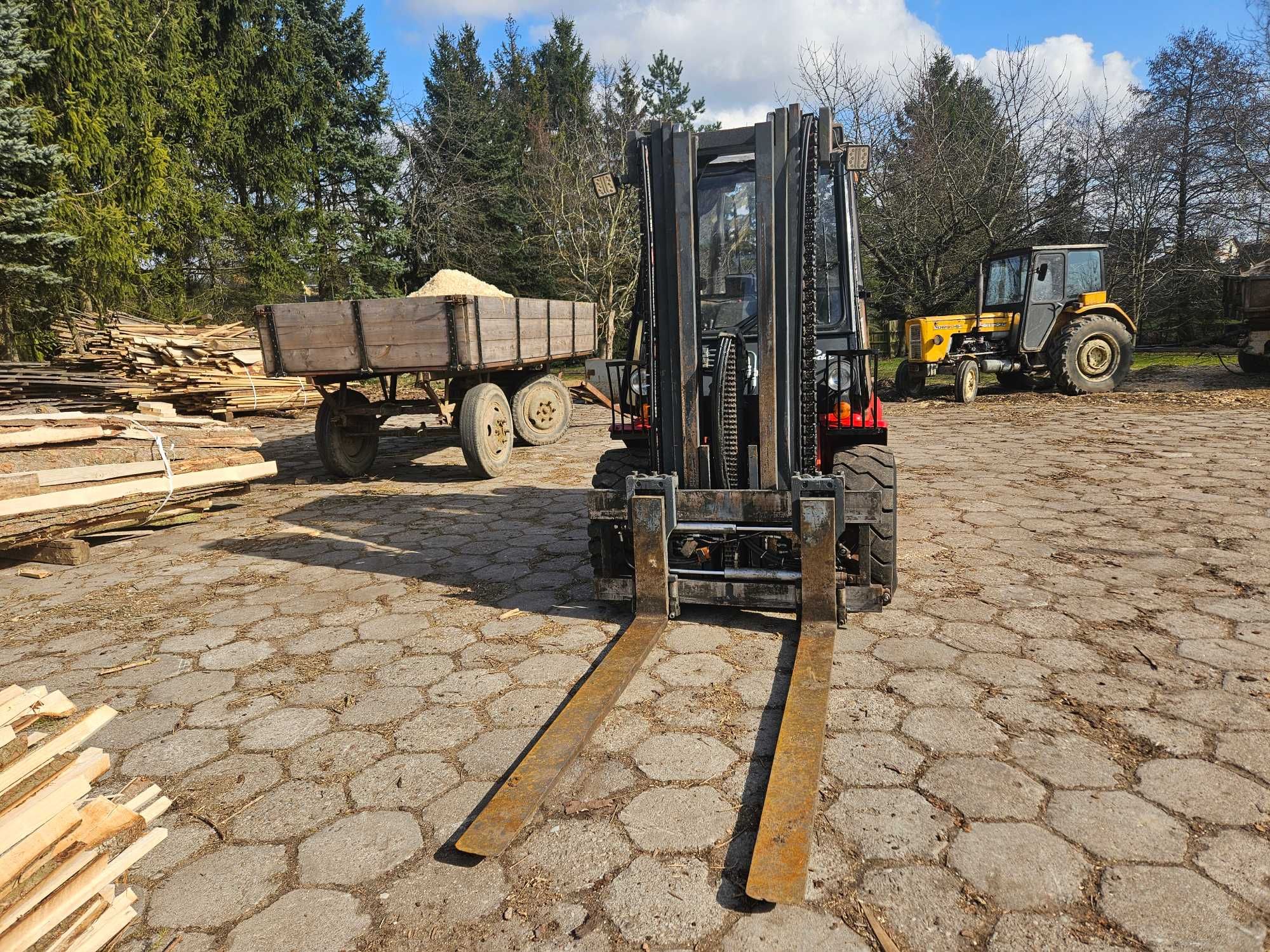 Wózek widłowy  , widłak , Linde H40D 4t udźwigu podnosi na 4,7m