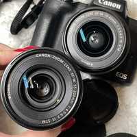 zestaw Canon M50 Mark 2 . 2 Obiektywy. 55-200 f/4,5-6,3 IS STM.15-45