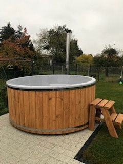 Balia ogrodowa , Jacuzzi,  ruska bania basen pompa ciepła