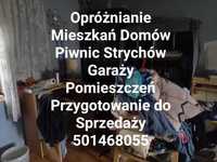 Opróżnianie Mieszkań Domów Zagraconych Garaży Strychów  Ząbkowice Śl