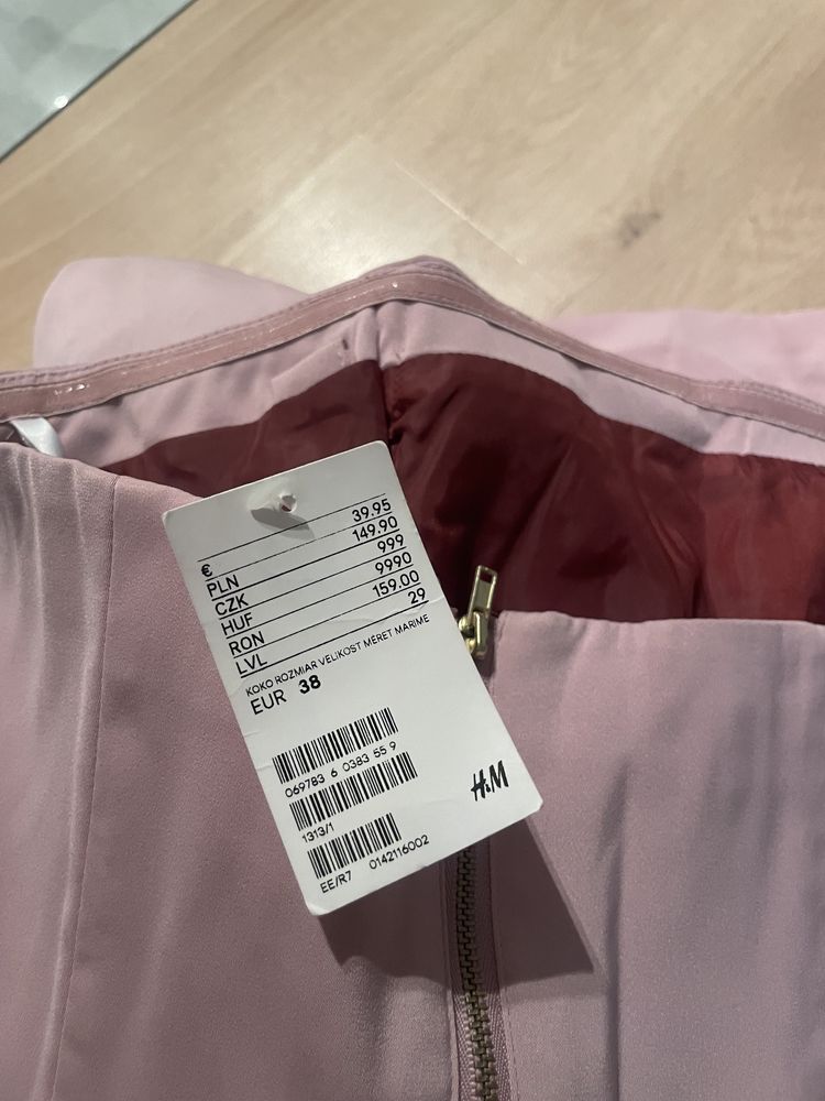 Sukienka mini gorset H&M rozm 38 NOWA metki