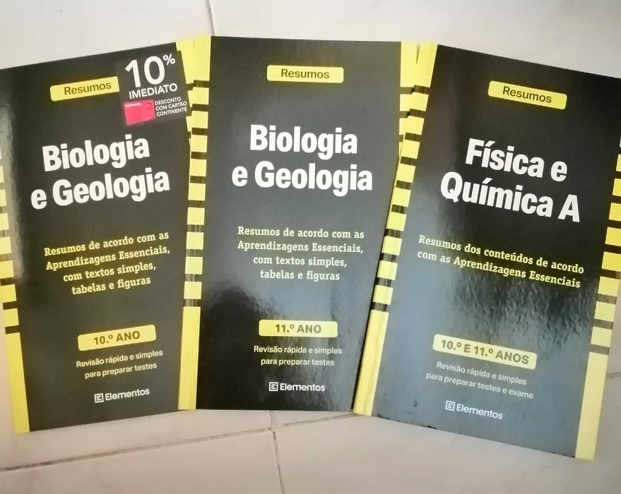Resumos de F.Q. A e Bio. Geo. (11ºano)