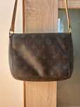 Torebka Louis Vuitton brązowa z numerami