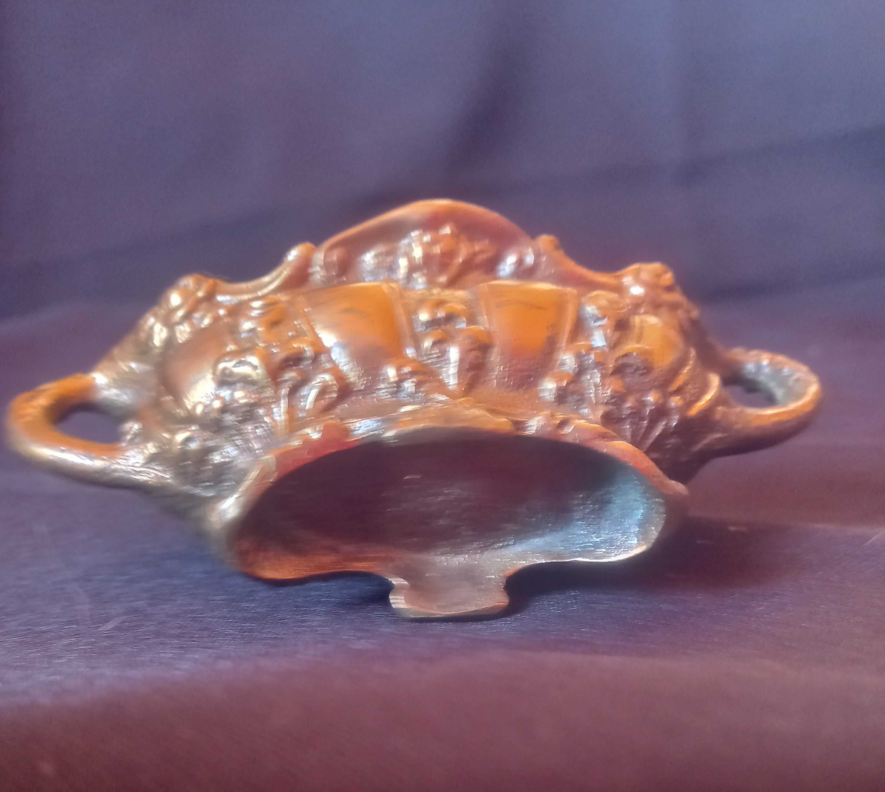 Mini floreira /Agulheiro em Bronze