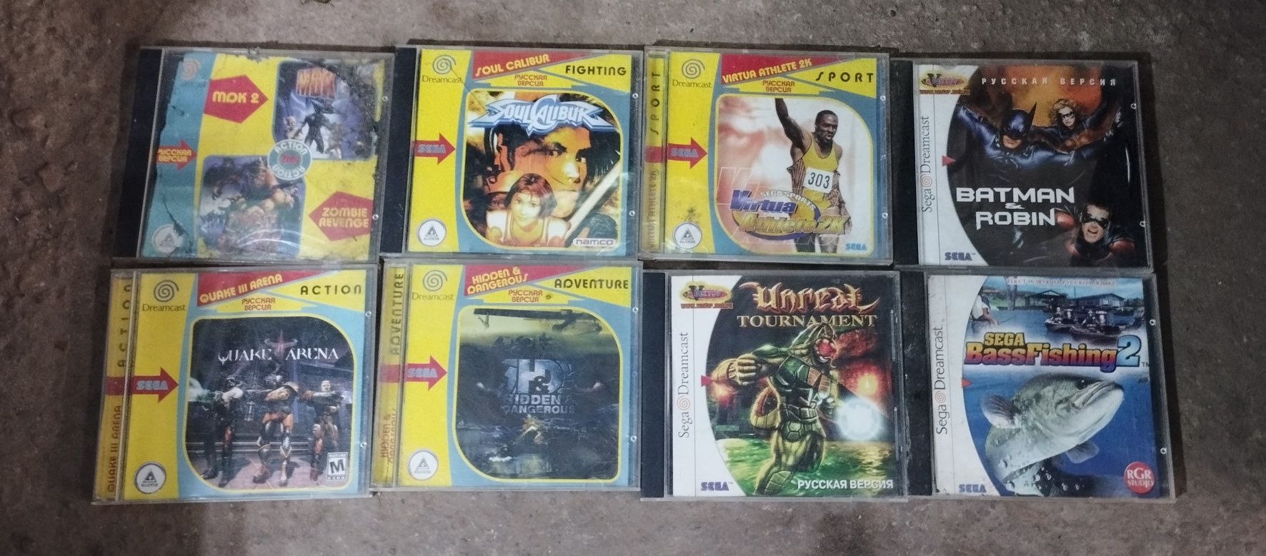 Sega dreamcast диски с играми