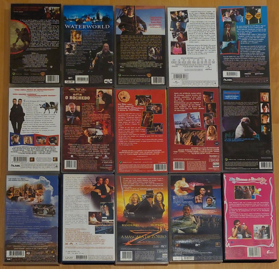 VHS filmes variados 5€