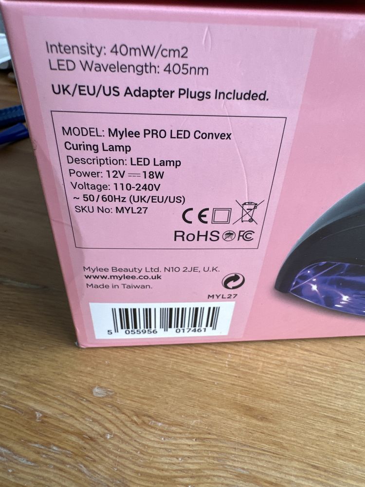 Lampa LED do Paznokci Czarna