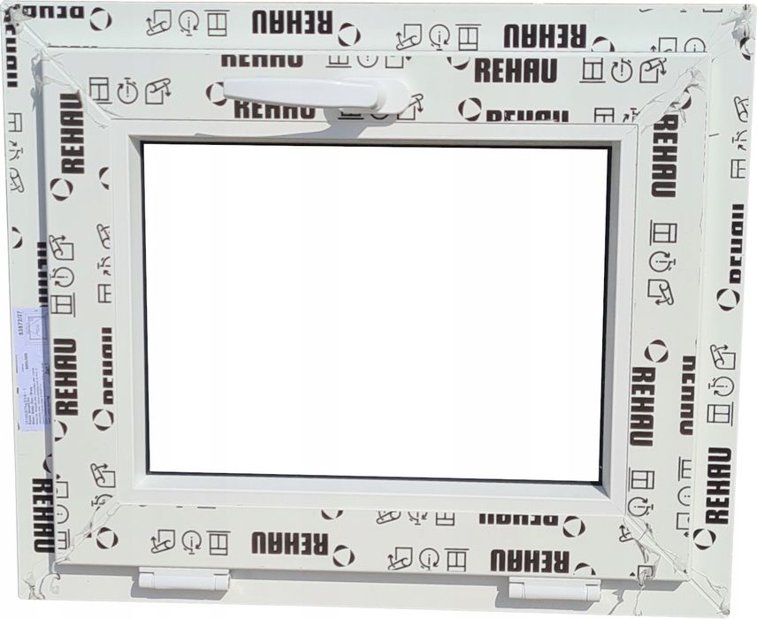 OKNA KacprzaK OKNO PCV 60x50 NOWE Białe 600x500 - Dostępne od ręki!