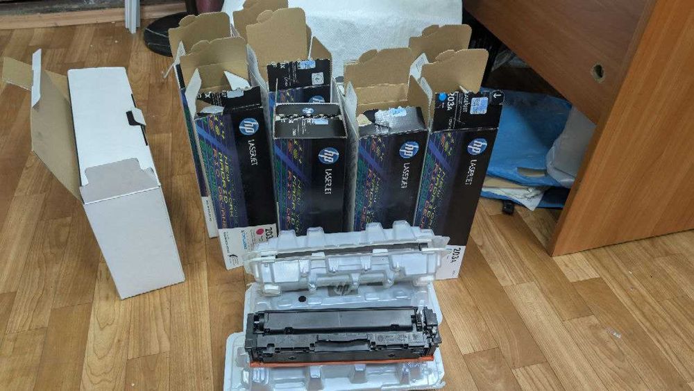 Картриджі HP 203A, 203X, 30A, 30X Оригінал, Порожні (CF540A-CF543A)