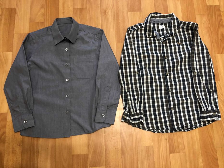 Школьная форма брюки рубашки шорты 7-8 122-128 GEORGE TU