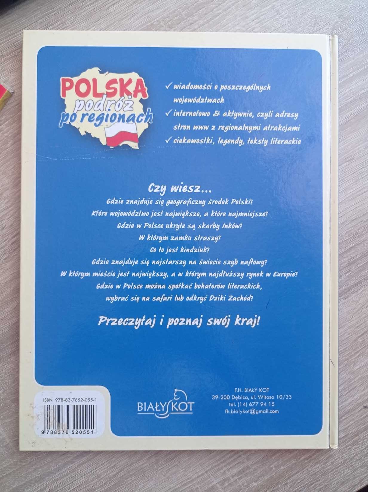„Polska podróż po regionach" książka dla dzieci