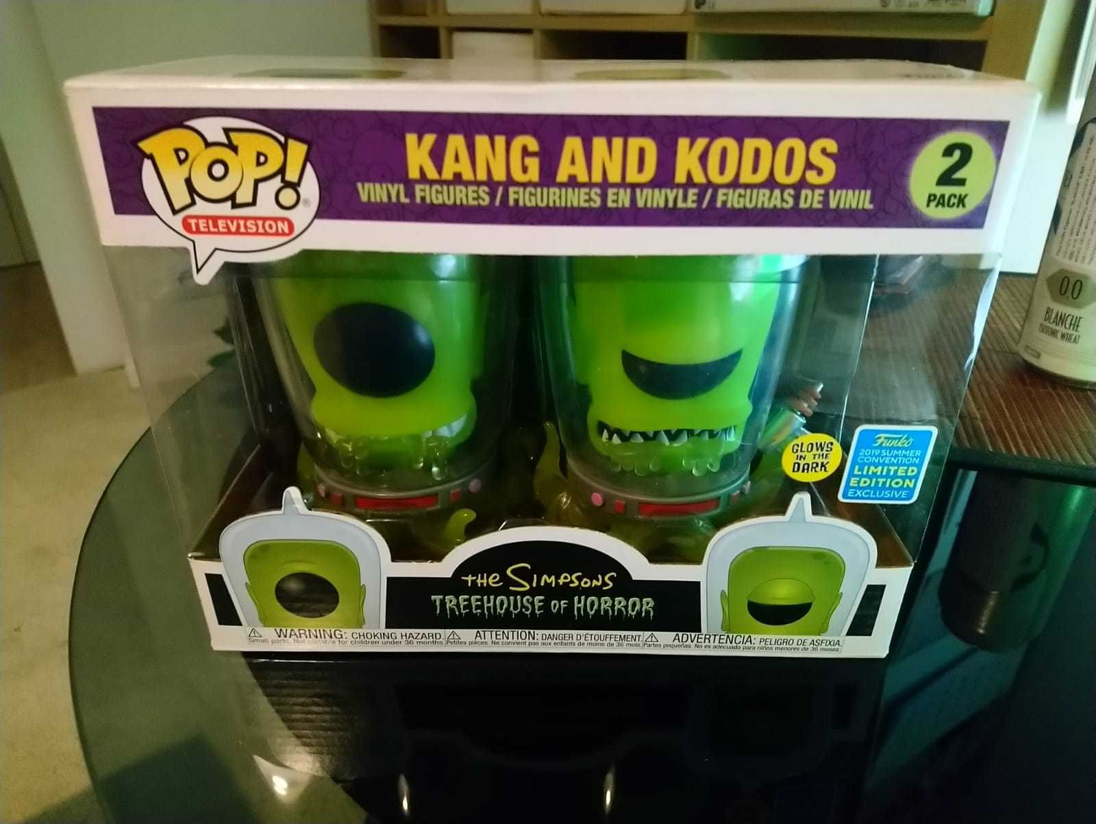 Funko Pop The Simpons Kang Kodos 2 Pack Glow in The Dark