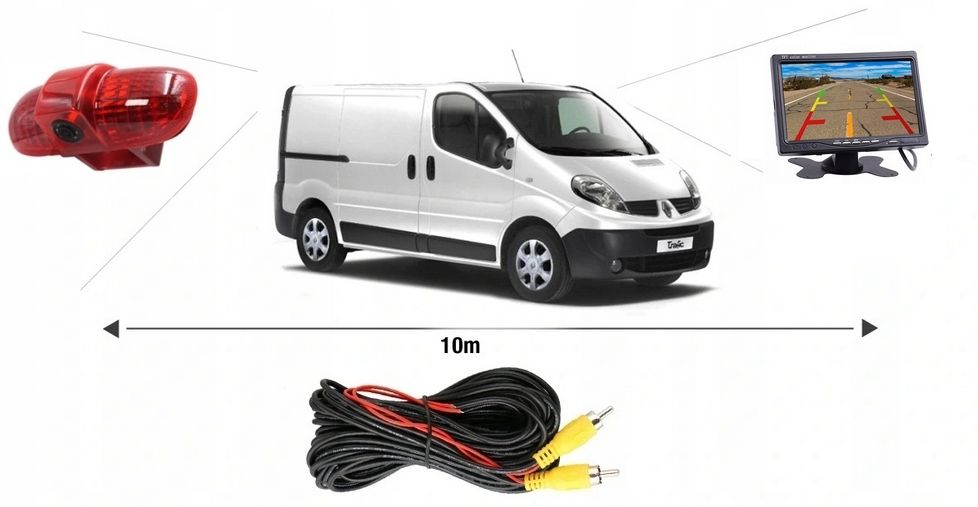Kamera Cofania+Monitor 5" Vivaro Trafic Primastar