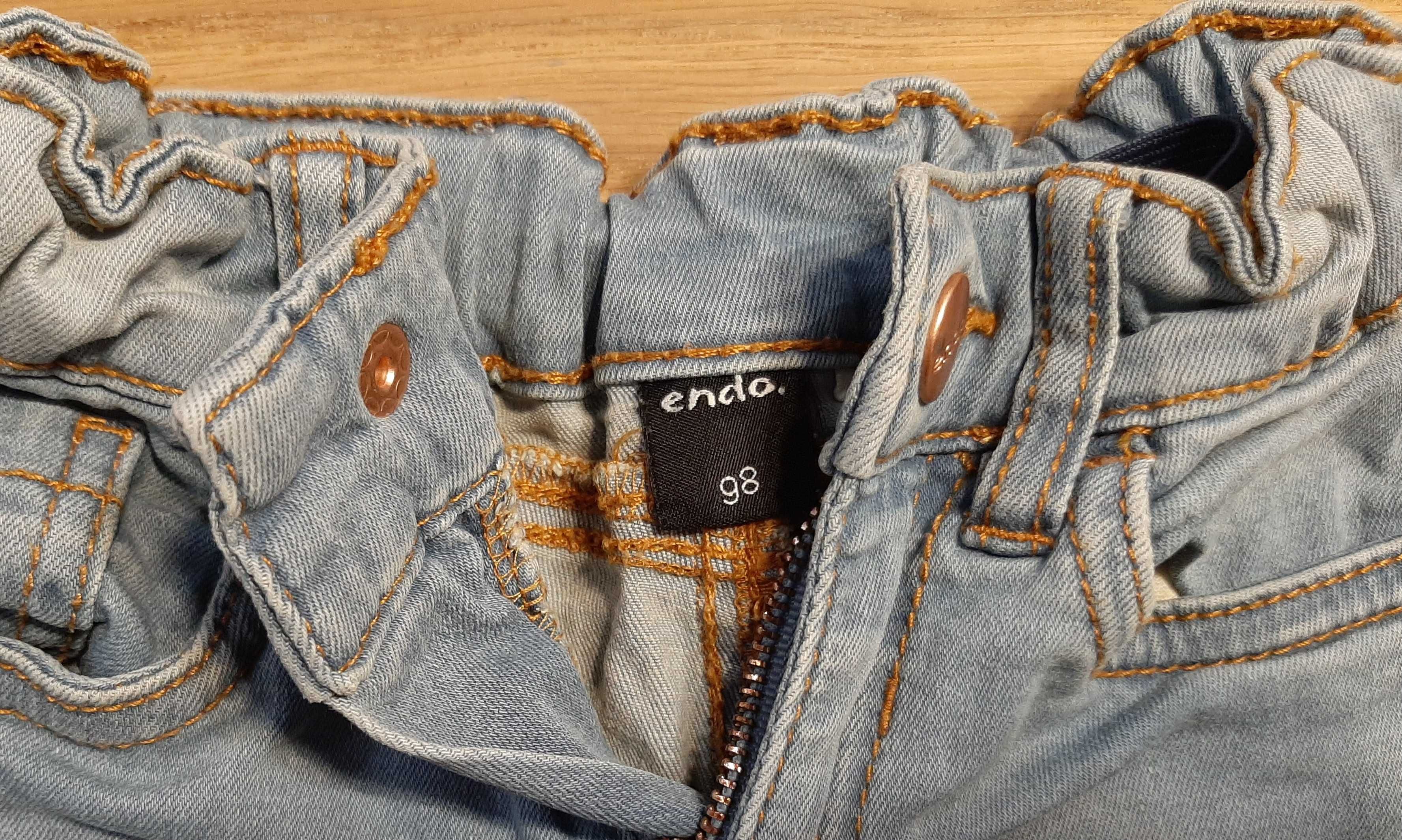 Szorty/spodenki jeansowe Endo roz. 98