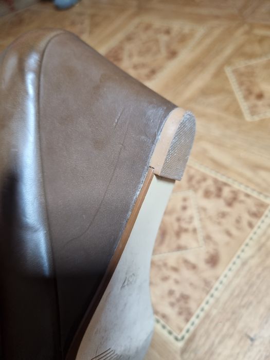 Brązowe buty na koturnie 37