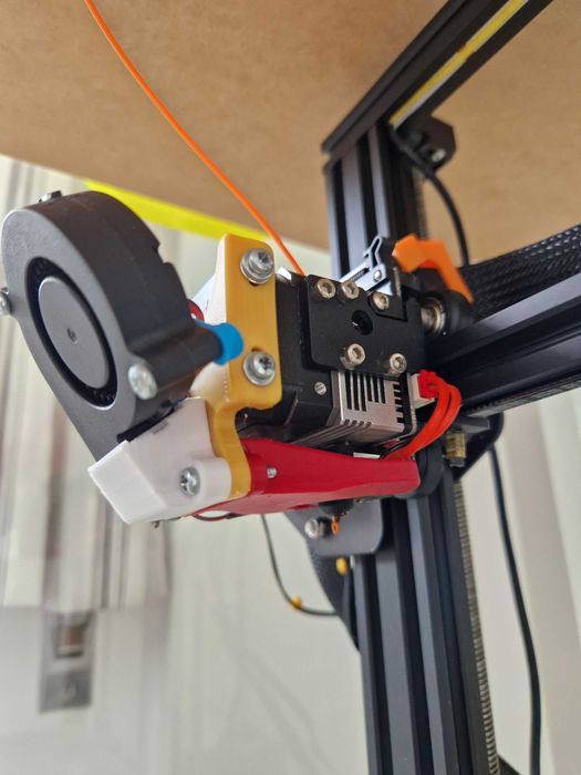 Ender 3 V2 upgraded com Sprite Pro Extruder + Klipper + Housing p/ ABS
