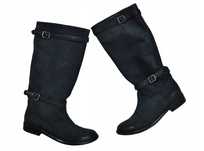 Belstaff Skórzane Kozaki Oficerki / 37 23Cm