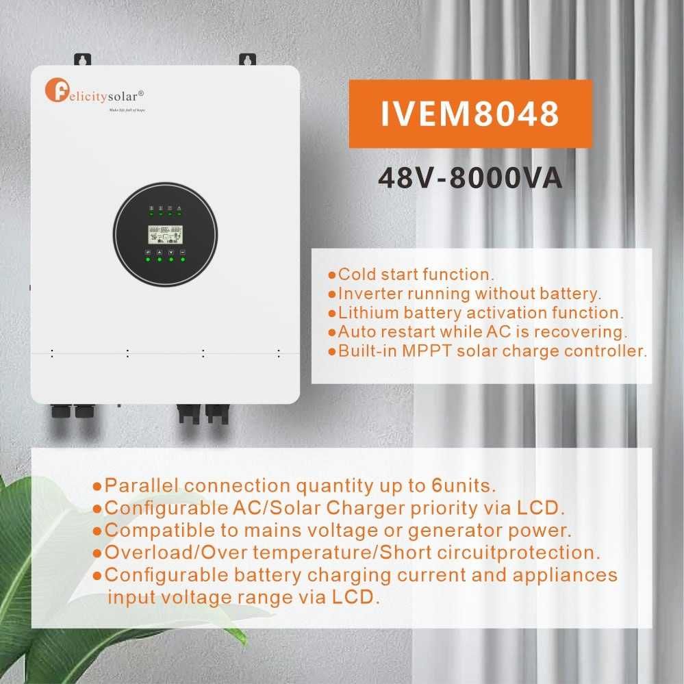 Інвертор Felicity IVEM 8KVA 48V