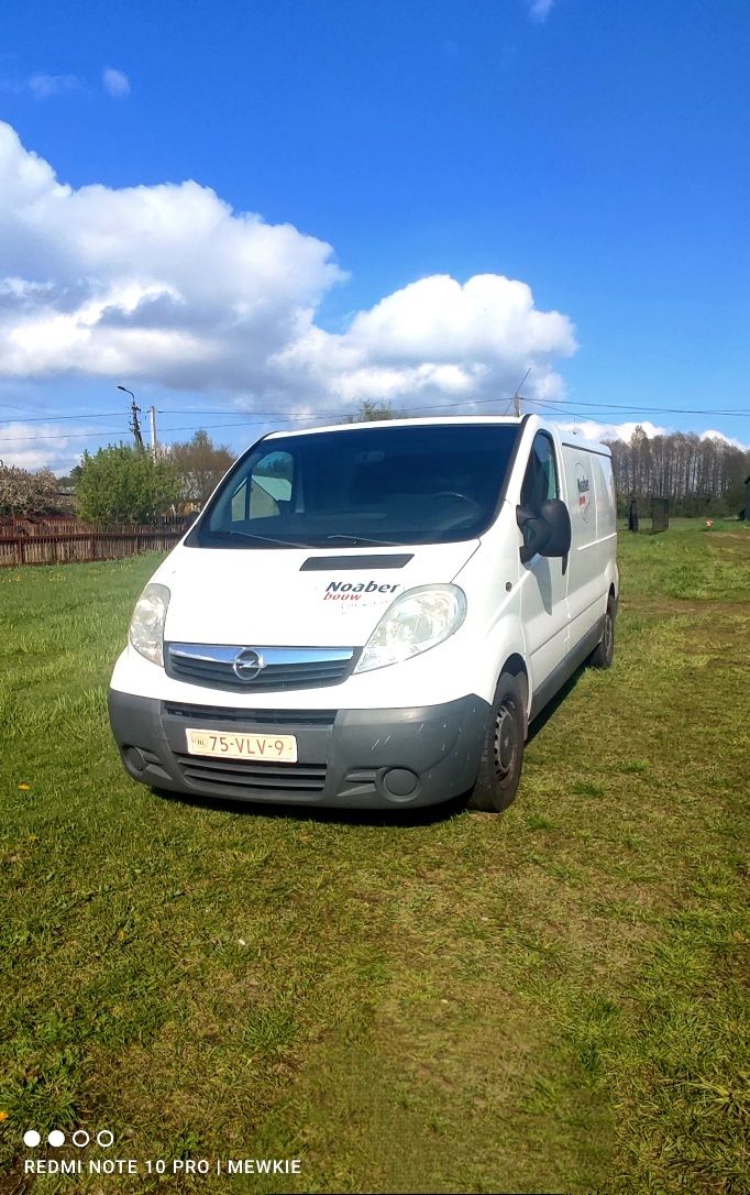 Opel Vivaro 2.5 CDTI, 2008r. ZAREJESTROWANY JAKO 3 osobowy