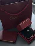 Золота обручка cartier цвях 585 проба 1:1 оригінал весь комплект