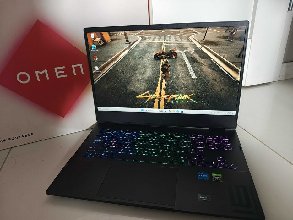 GAMINGOWY Laptop HP OMEN 16.1" i5 12GEN 16x4.50Ghz,16GB,RTX3050Ti-4