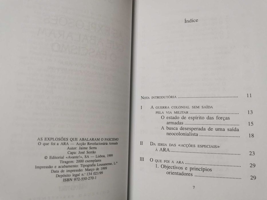 As Explosões que Abalaram o Fascismo - Jaime Serra