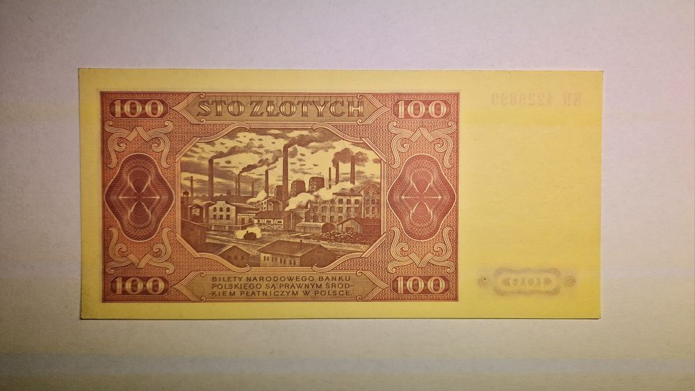 Banknoty Polskie - 100zł 1948 WZÓR