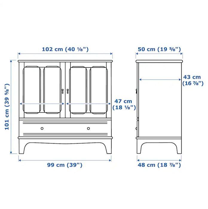 Sprzedam zestaw mebli Ikea ciemny zielony LOMMARP
Szafka, granatowozie