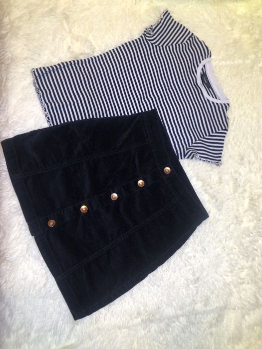 Футболка з вельветовою спідницею костюм на дівчинку George